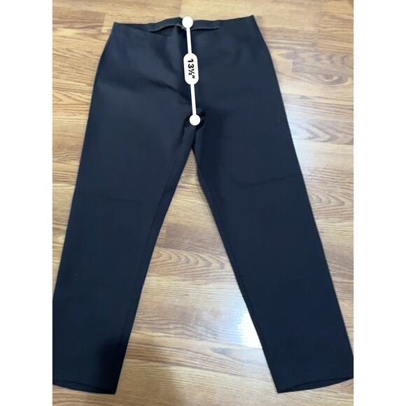 Eileen fisher black Heavyweight Rayon Knit Pant size L - Picture 2 of 9